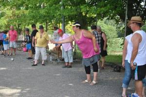 Groupe de pétanqueurs — Pris sur le vif !