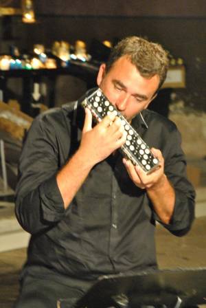 Un des musiciens du quatuor