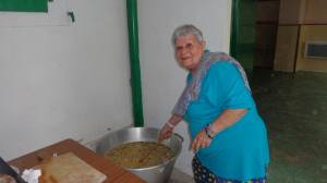 Margot veille aux haricots !